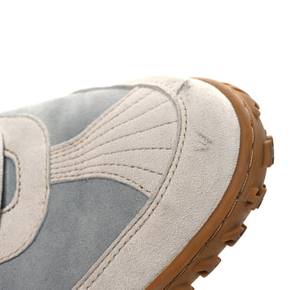 Hermes Suede Goatskin Jet Sneakers 38 Gris Nuage White 13 of 18