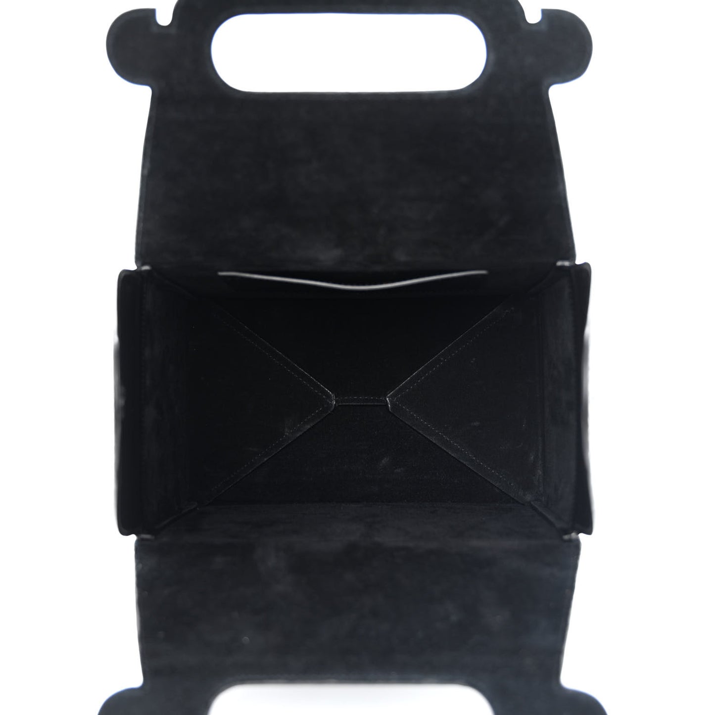 Calfskin Monogram Take Away Box Black