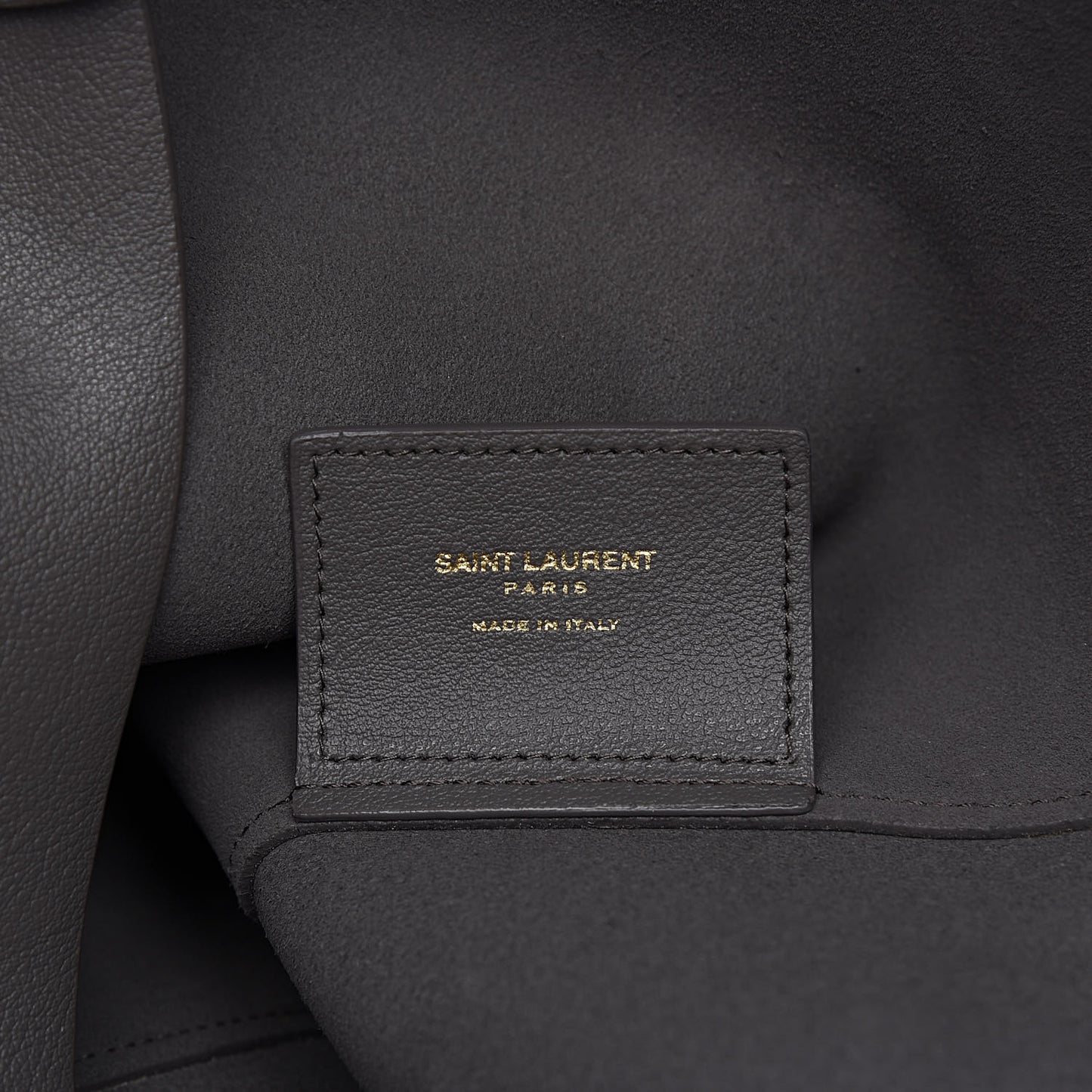 Calfskin Large Shopping Tote Earth