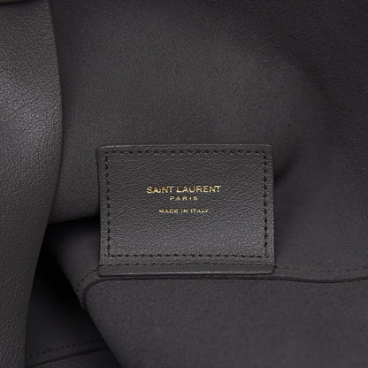 Saint Laurent Calfskin Large Shopping Tote Earth 7 of 12