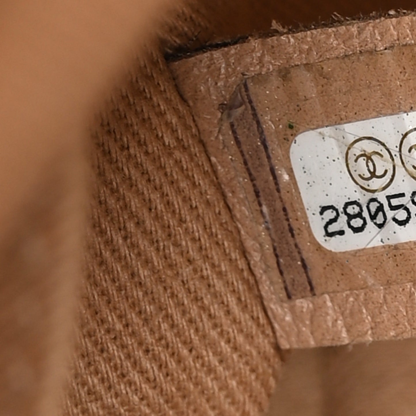 Caviar Lizard Embossed Quilted Small Coco Handle Flap Beige