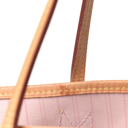 Louis Vuitton Damier Azur Neo Neverfull GM Rose Ballerine 7 of 9