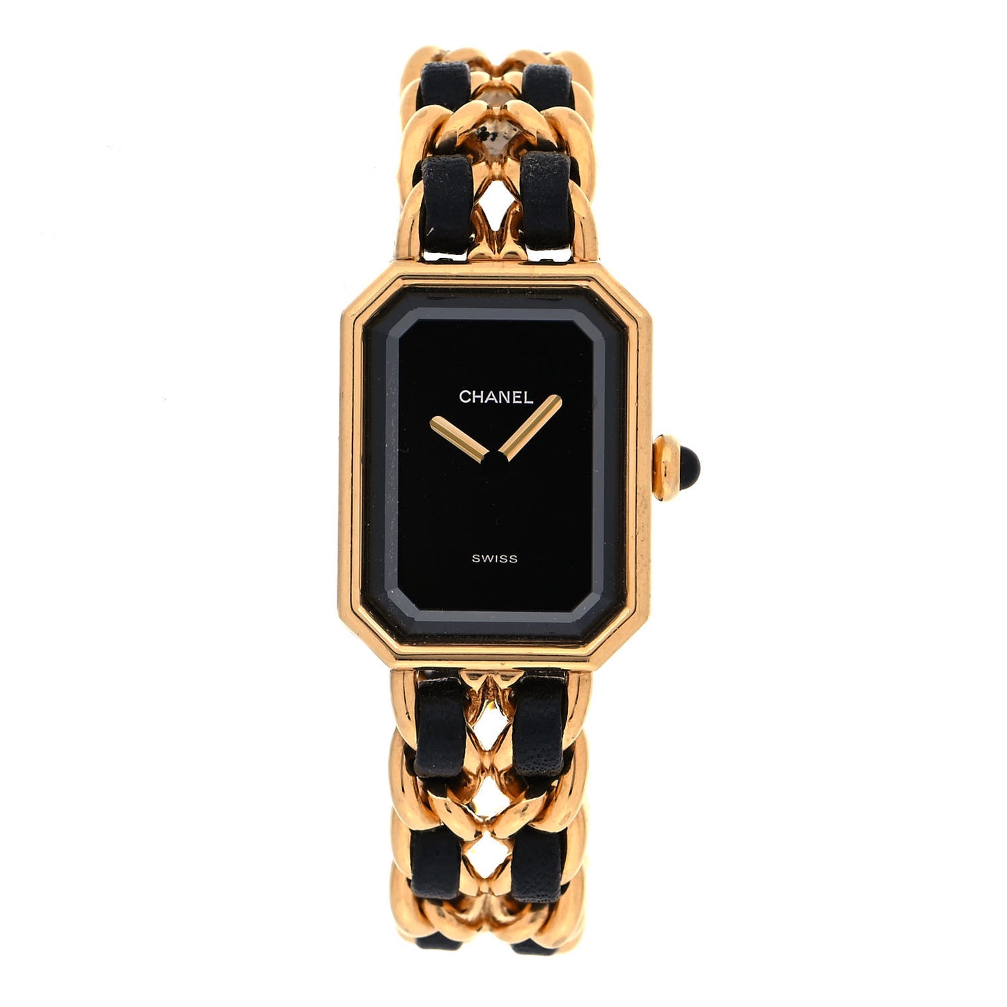 Stainless Steel Lambskin 20mm Chain Premiere Quartz Watch Gold M