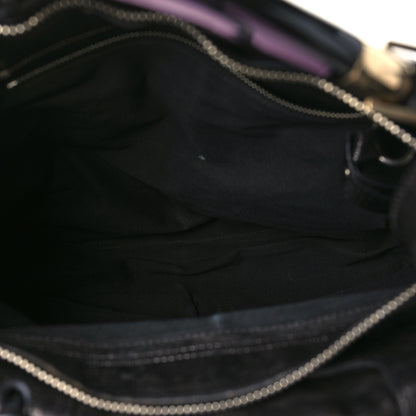 Chloe Leather Saskia Satchel Black 5 of 15