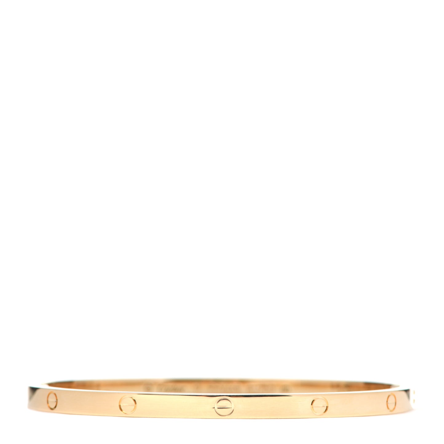 18K Yellow Gold Small LOVE Bracelet 17