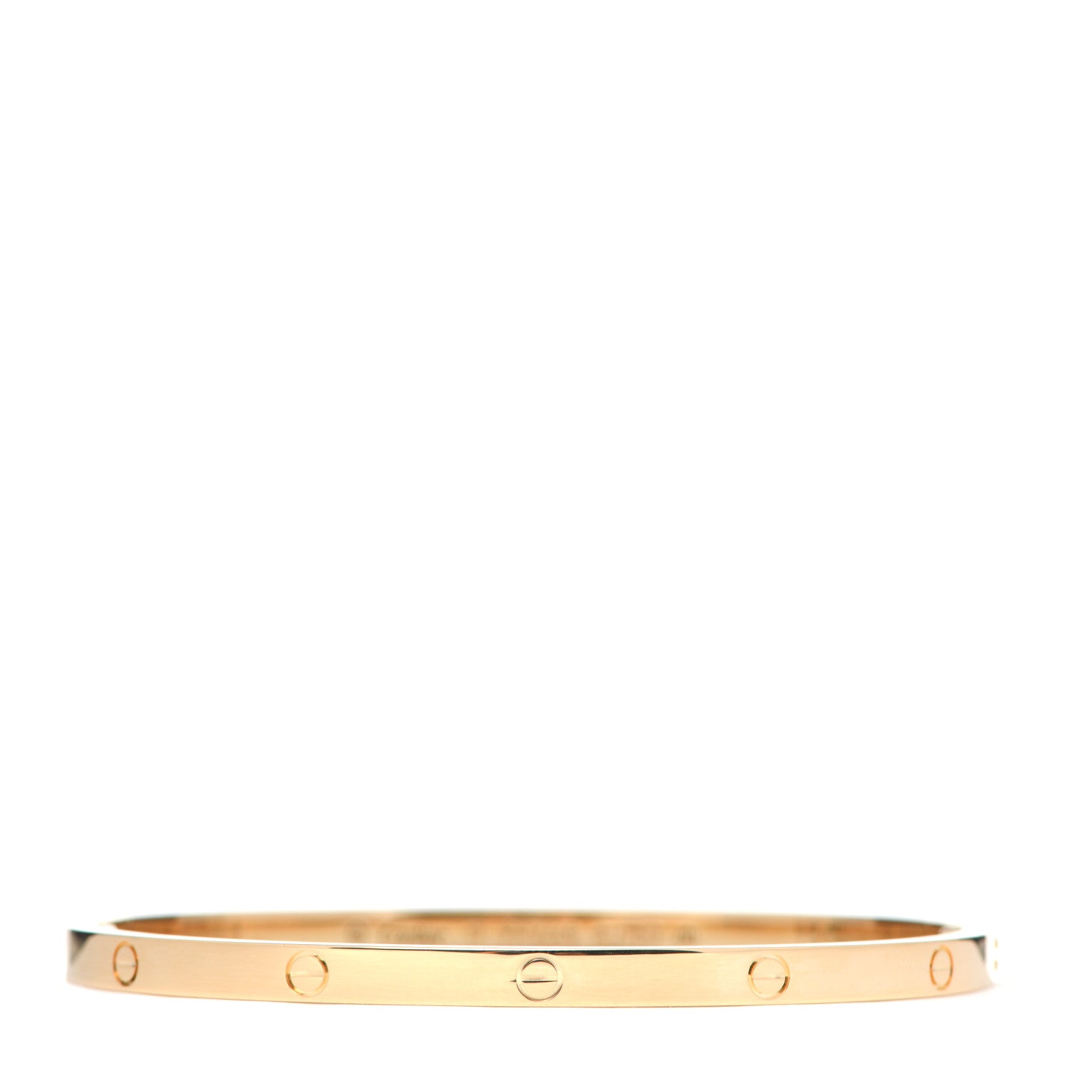 Cartier 18K Yellow Gold Small LOVE Bracelet 17 1 of 4