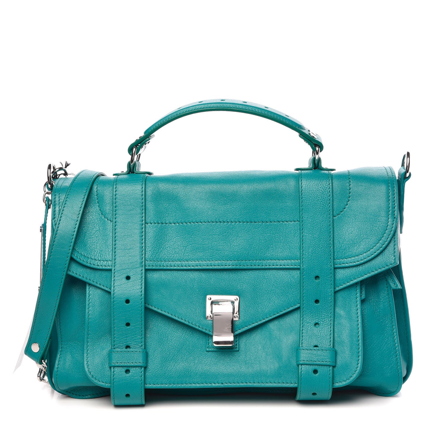 Lambskin PS1 Medium Satchel Emerald