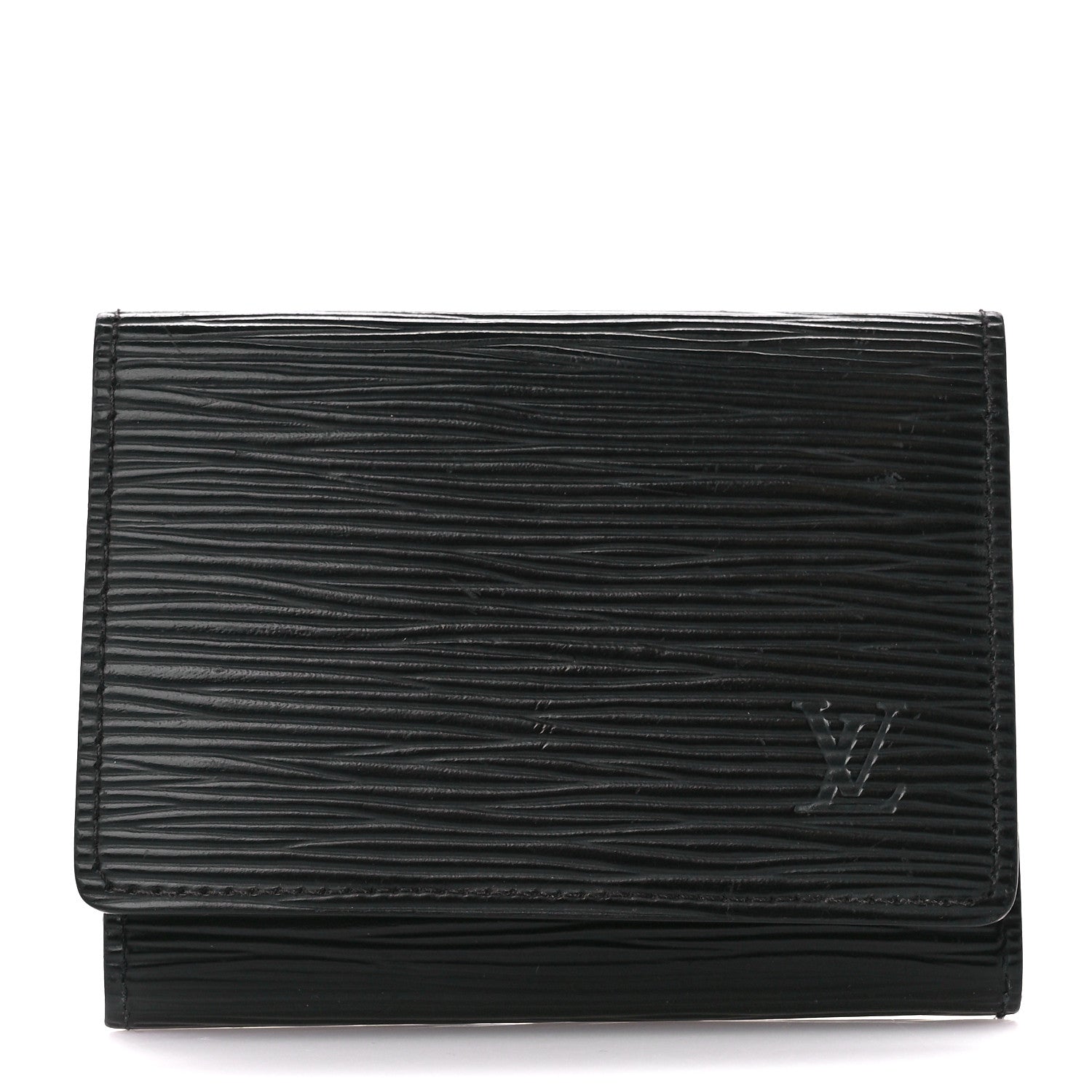 Louis Vuitton Epi Enveloppe Carte De Visite Black 1 of 11