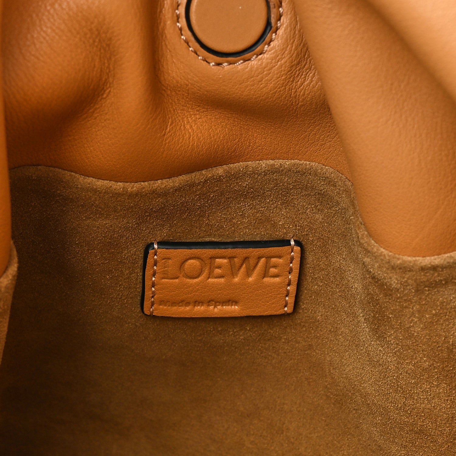Loewe Nappa Flamenco Knot Clutch Warm Desert 6 of 10