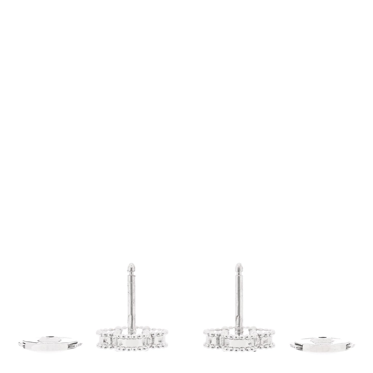 18K White Gold Turquoise Sweet Alhambra Earrings