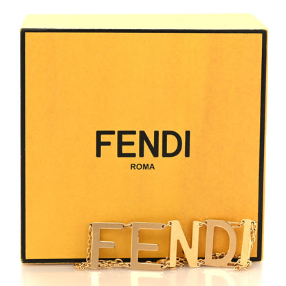 Fendi Metal Logo Bracelet Gold 5 of 5