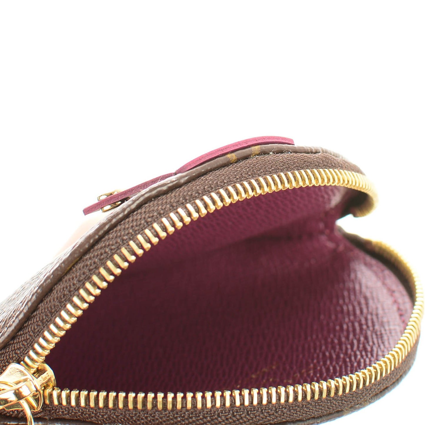 Monogram Totem Round Coin Purse Magenta