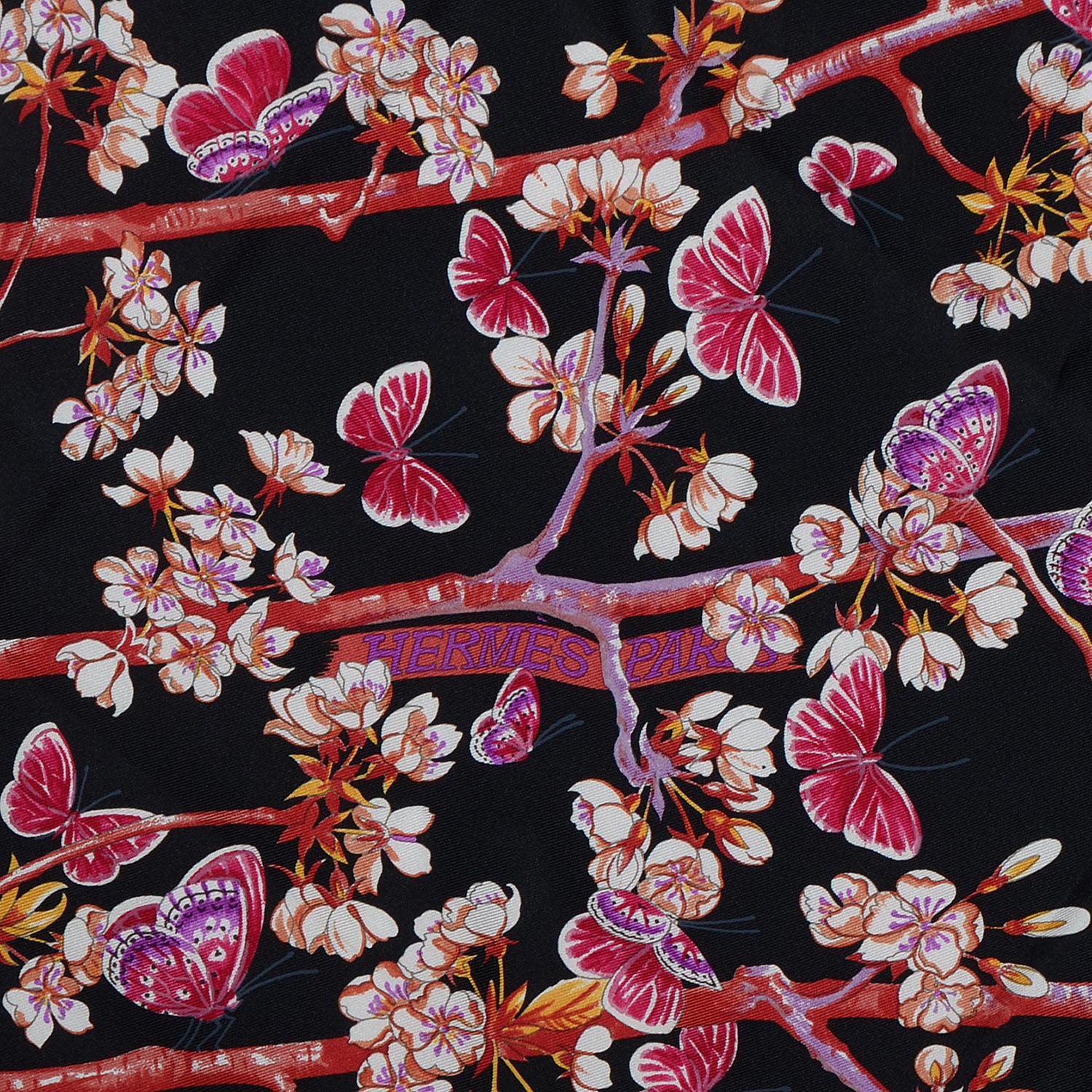 Hermes Silk Vol Amoureux des Azures Scarf 90 3 of 4