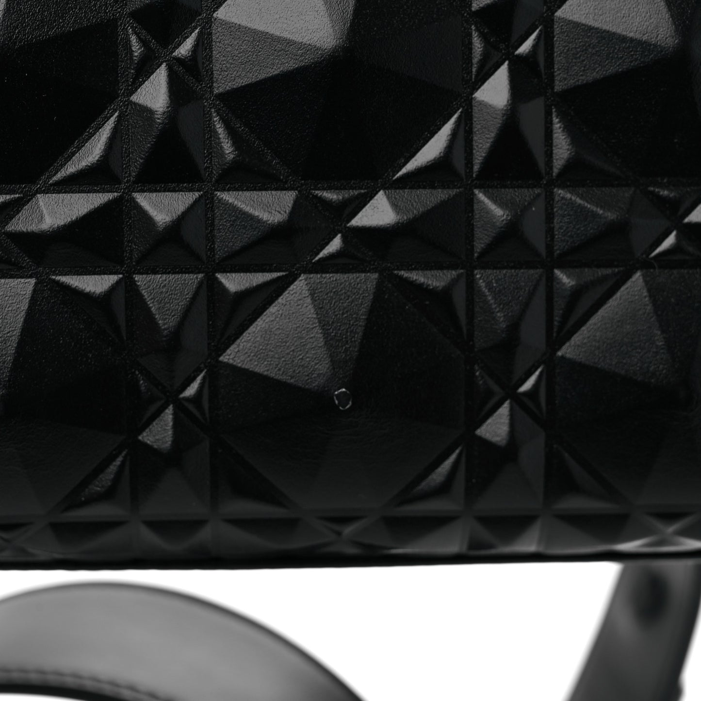 Calfskin Cannage Diamond Small My ABCDior Lady Dior Black