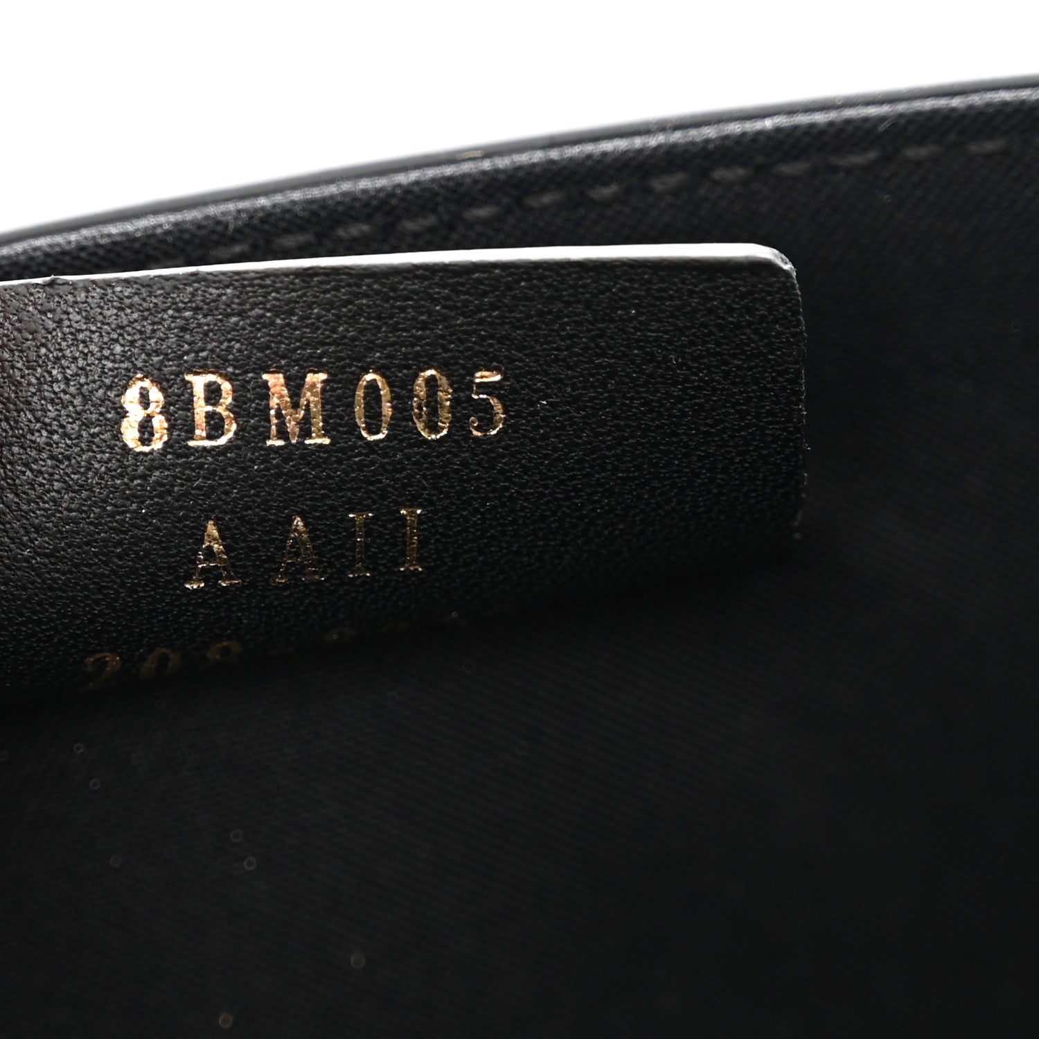Fendi Vitello Liberty F is Fendi Bi-Color FF 1974 Embossed Envelope Belt Bag Maya Black 7 of 10