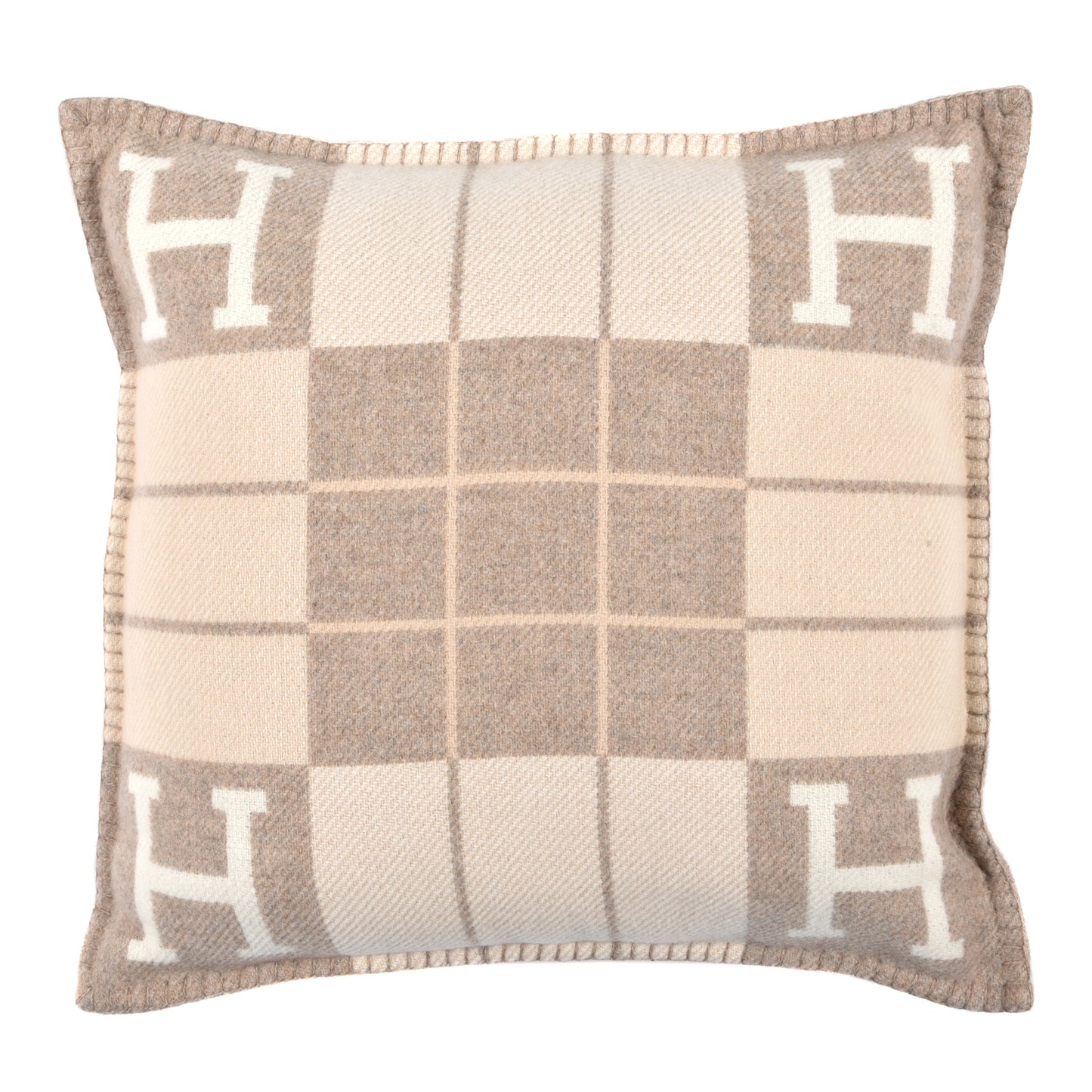 Wool Cashmere Avalon III Pillow PM Coco Camomille