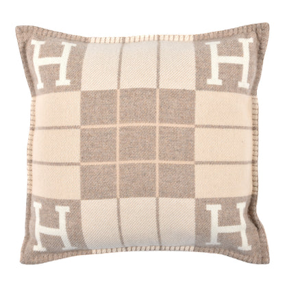Hermes Wool Cashmere Avalon III Pillow PM Coco Camomille 1 of 3