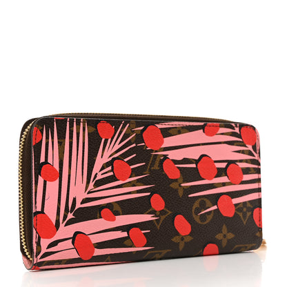 Louis Vuitton Monogram Jungle Dots Zippy Wallet Sugar Pink Poppy 3 of 7