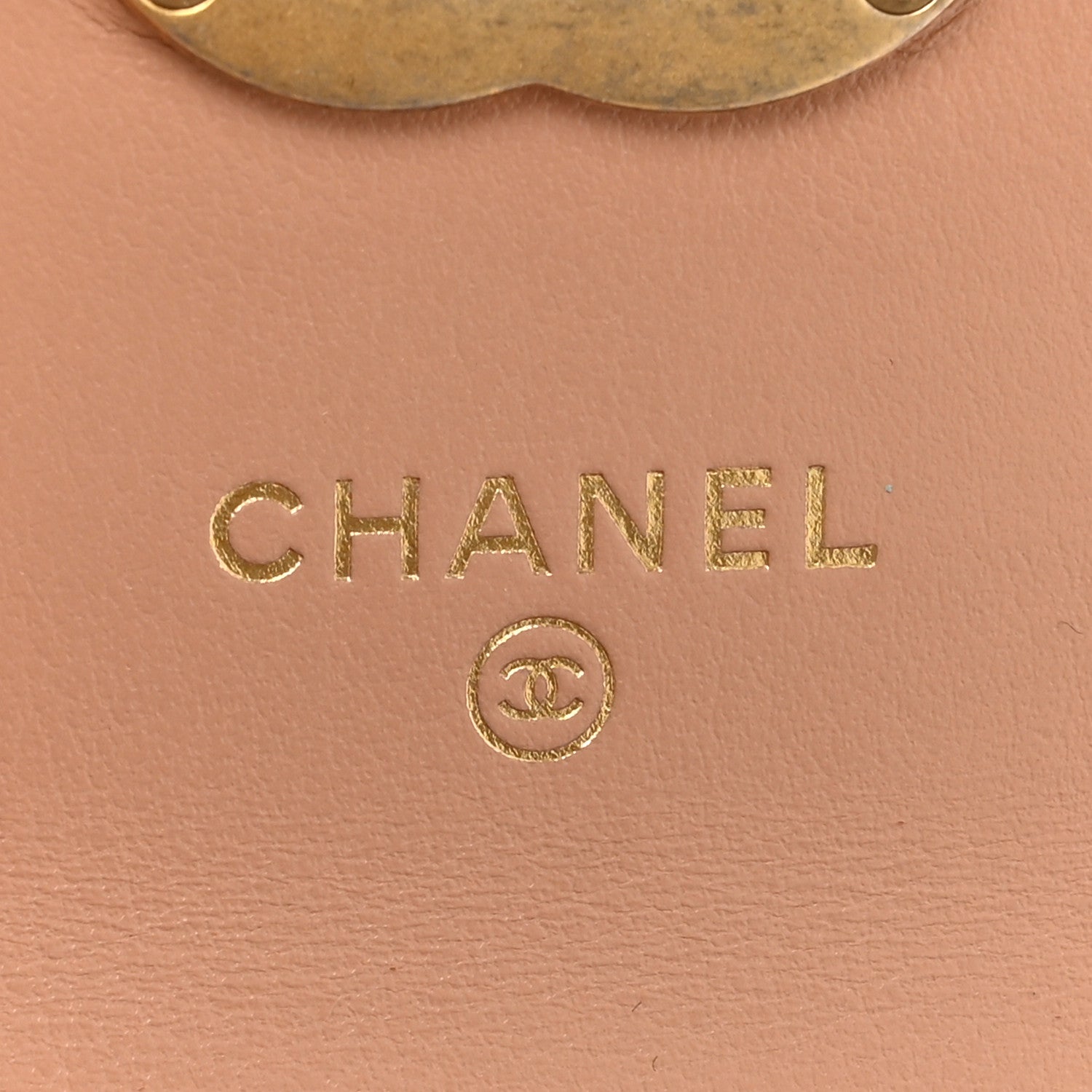 Chanel Calfskin Quilted Perfect Fit Coin Purse With Chain Beige 6 of 11