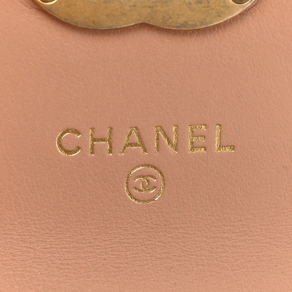 Chanel Calfskin Quilted Perfect Fit Coin Purse With Chain Beige 6 of 11