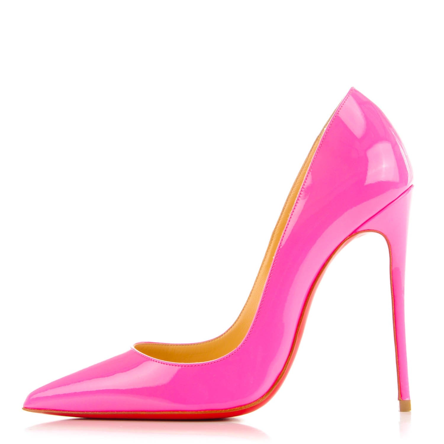 Christian Louboutin Patent So Kate 120 Pumps 35.5 Shocking Pink 1 of 8