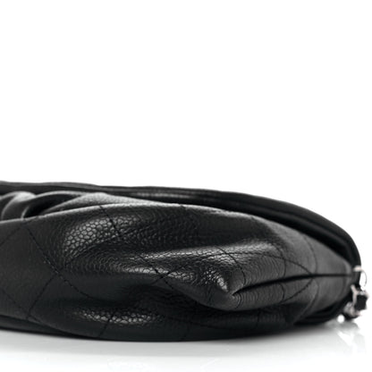 Chanel Caviar Half Moon Wallet On Chain WOC Black 10 of 11