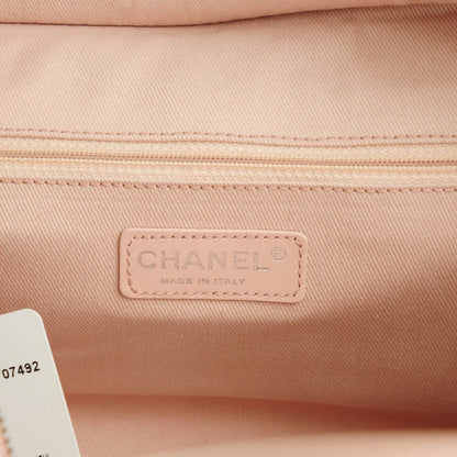 Chanel Canvas Deauville Small Bowling Bag Light Pink 6 of 7