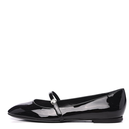 Louis Vuitton Patent Uniformes Ballet Flats 39 Black 1 of 7