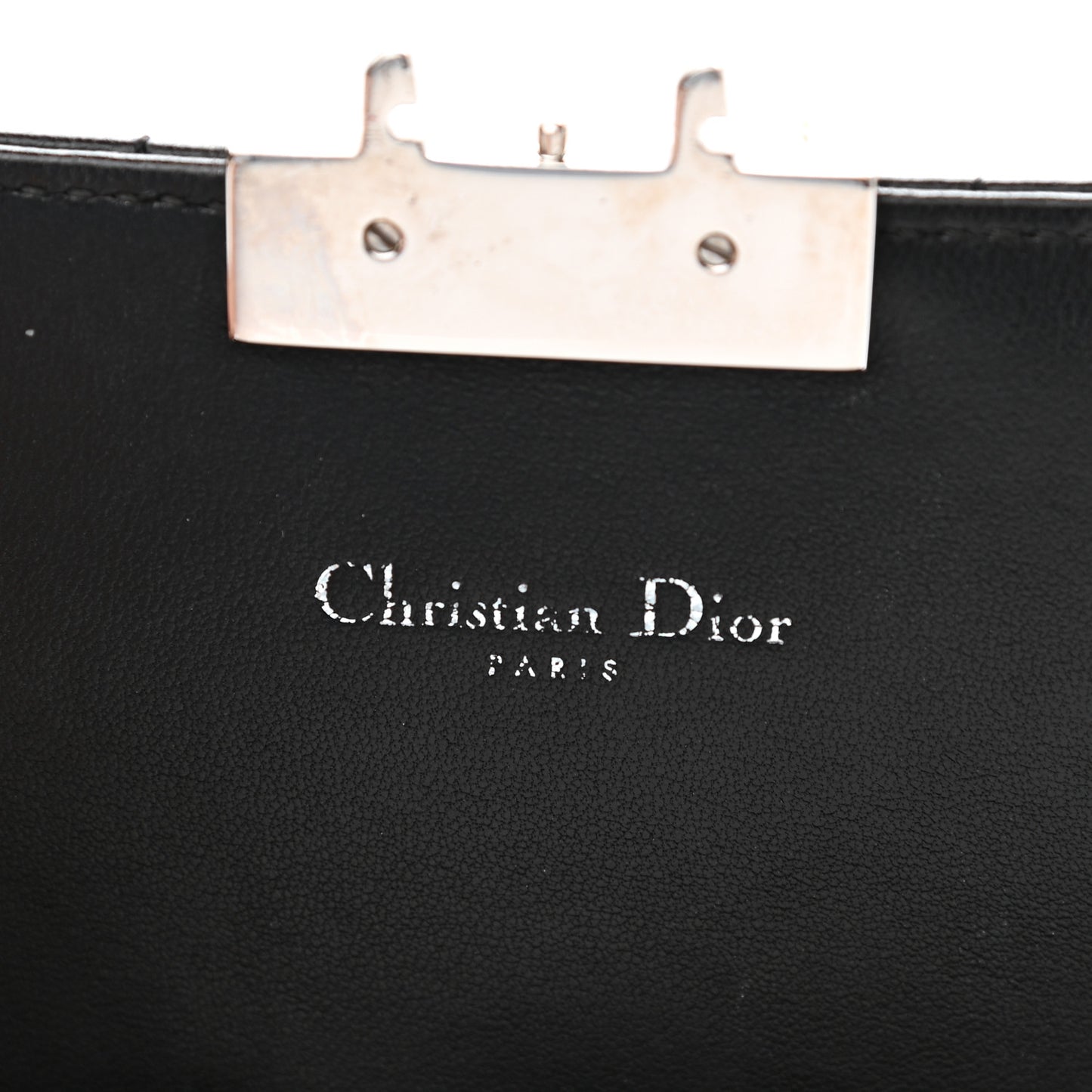 Lambskin Cannage Miss Dior Promenade Pouch Black