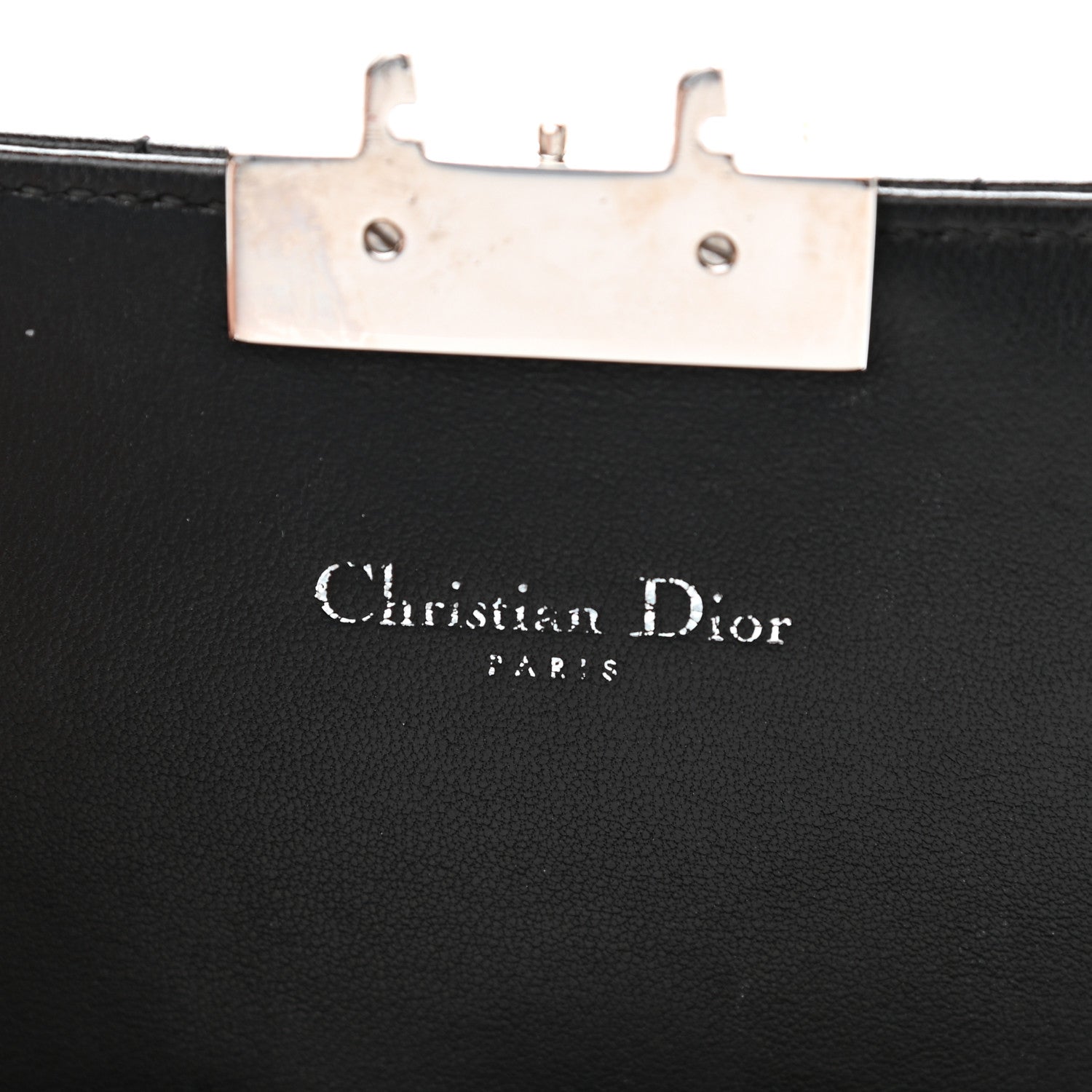 Christian Dior Lambskin Cannage Miss Dior Promenade Pouch Black 9 of 11