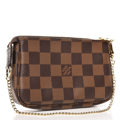Louis Vuitton Damier Ebene Mini Pochette Accessories 3 of 8