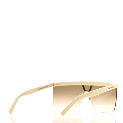 Saint Laurent SL 537 Mask Sunglasses White 4 of 7
