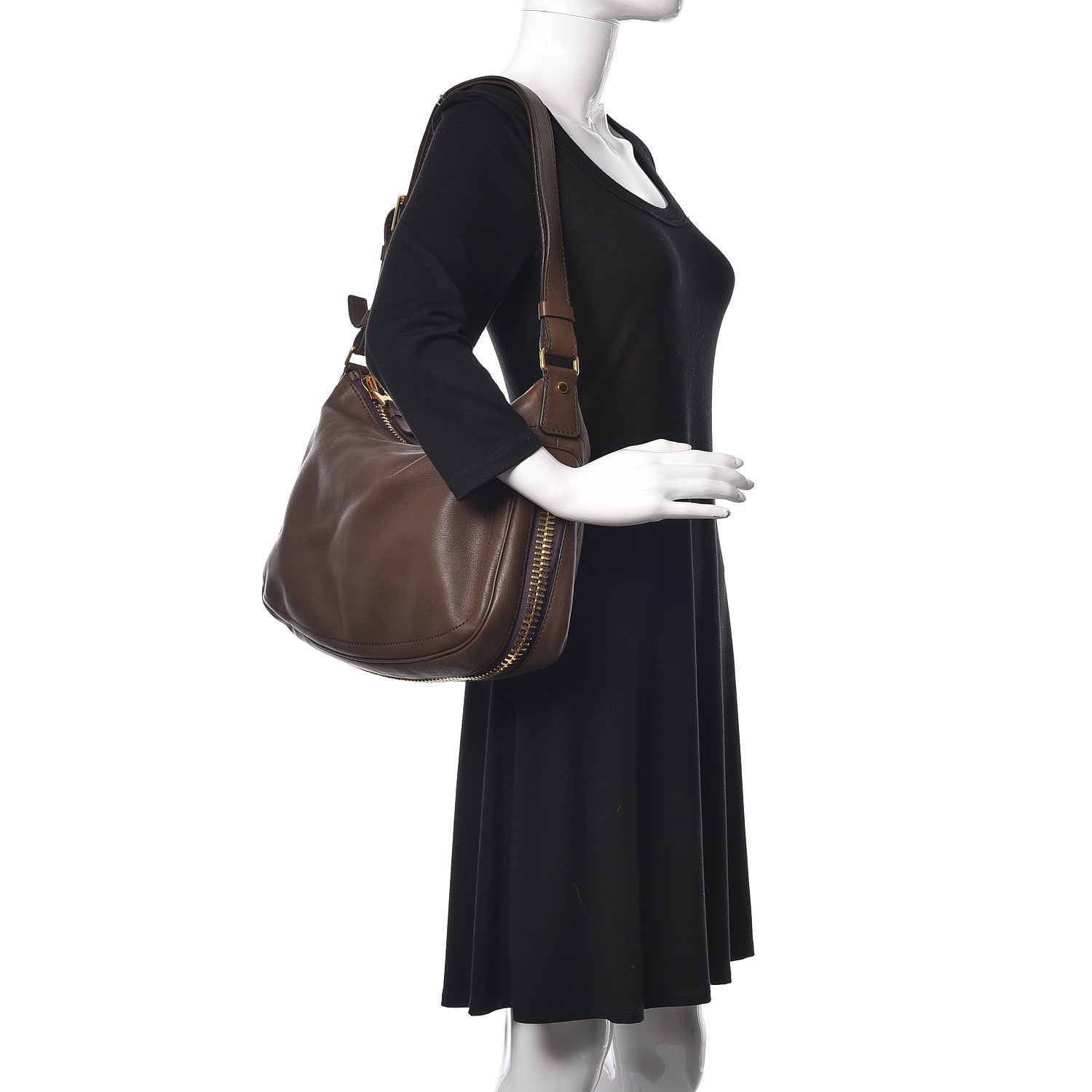 Tom Ford Calfskin Day Bag Brown 2 of 11