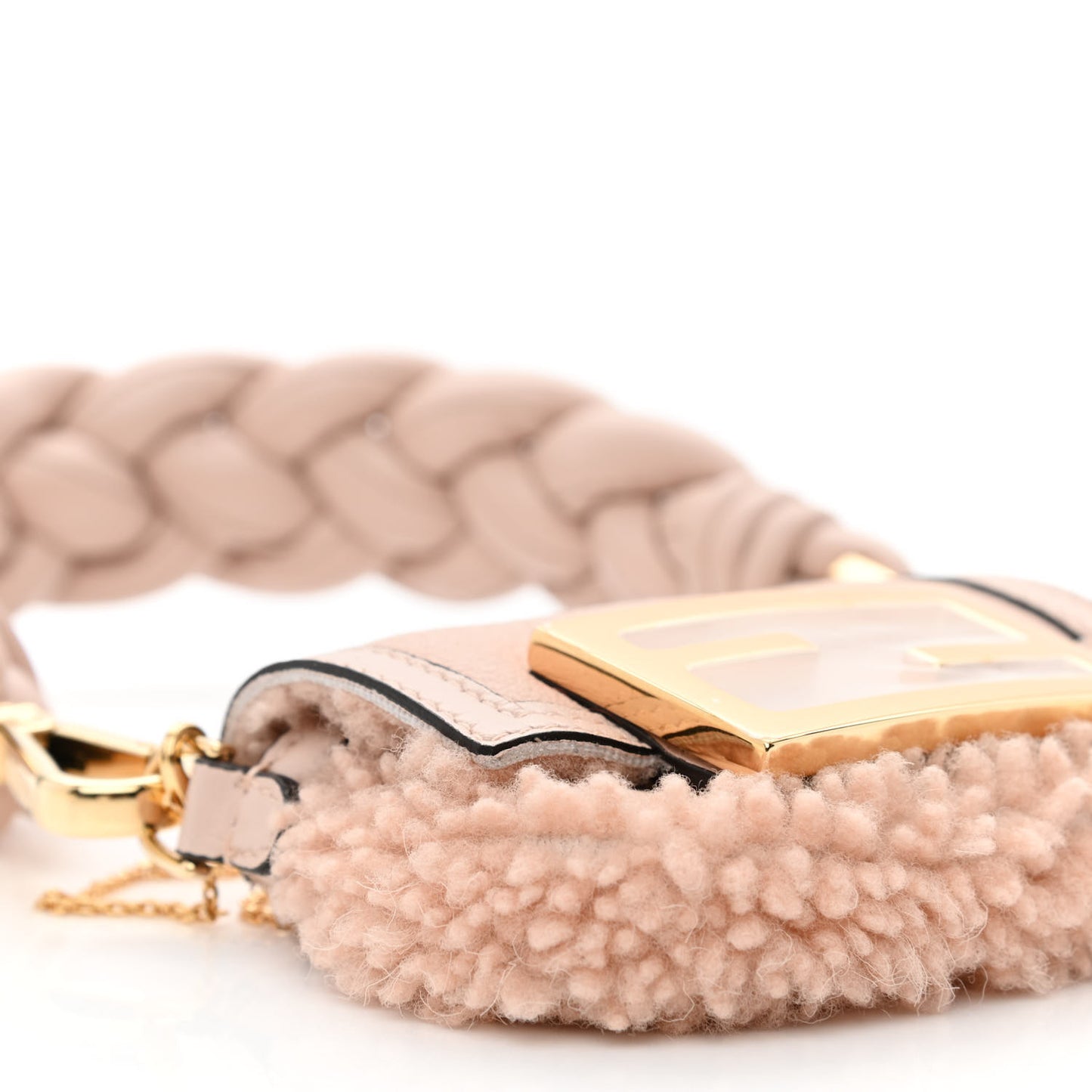 Lambskin Shearling Nano Baguette Maxi Handle Charm Soap