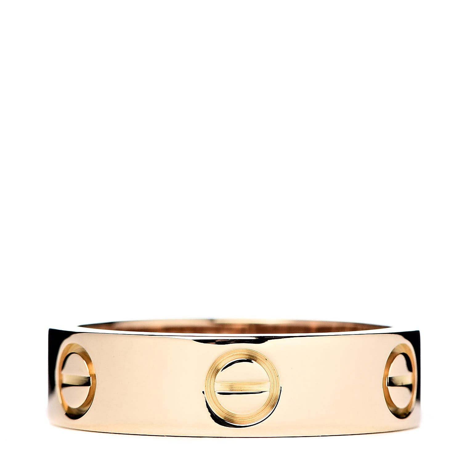 Cartier 18K Yellow Gold 5.5mm LOVE Ring 55 7.25 3 of 5