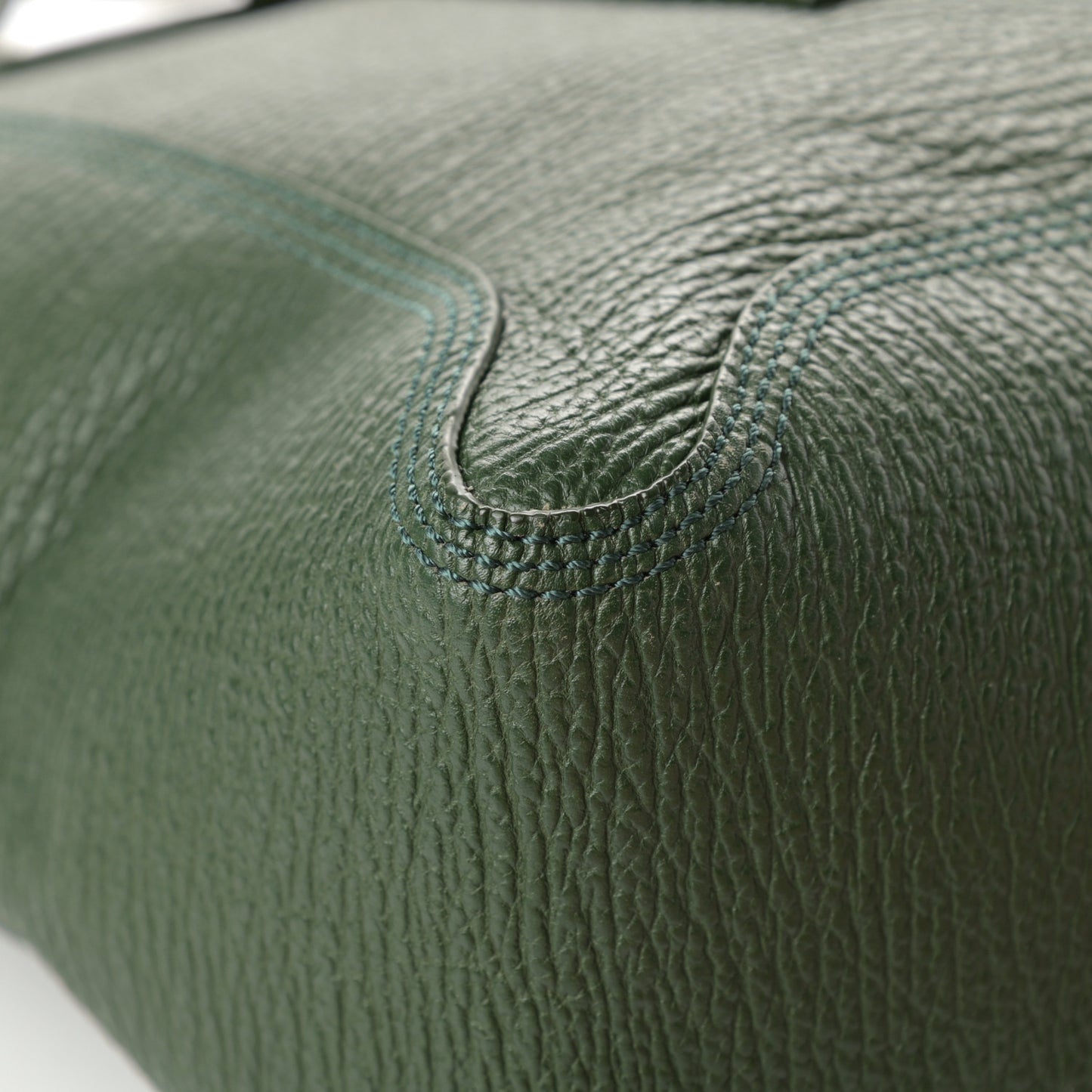 Textured Calfskin Large Pashli Satchel Jade