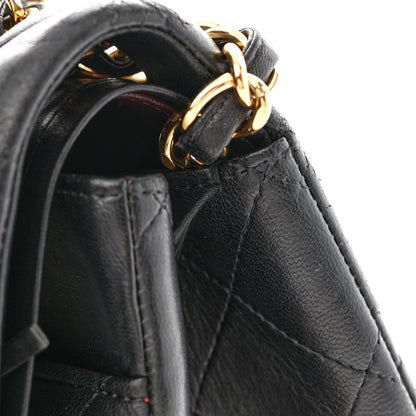 Chanel Lambskin Quilted Maxi Double Flap Black 14 of 15