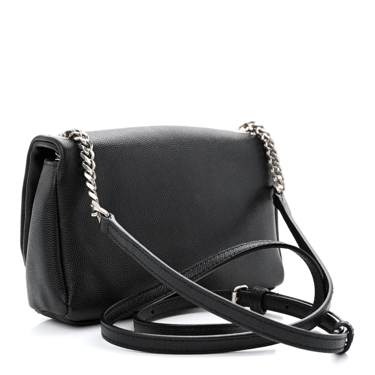 Grain De Poudre Monogram Toy West Hollywood Fold-Over Bag Black