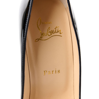 Christian Louboutin Patent Fifille 100 Pumps 37.5 Black 7 of 8