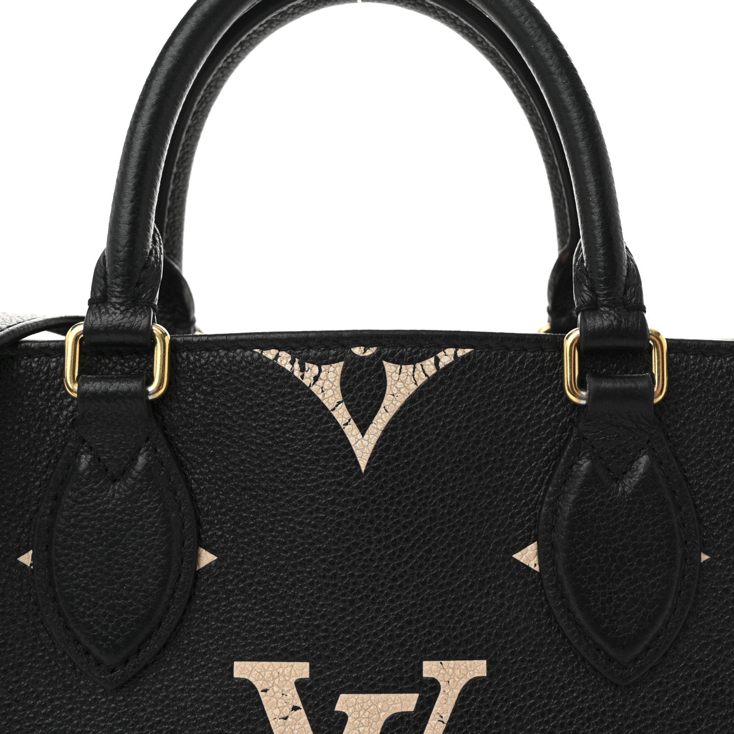 Louis Vuitton Empreinte Monogram Giant Onthego PM Black Beige 8 of 11