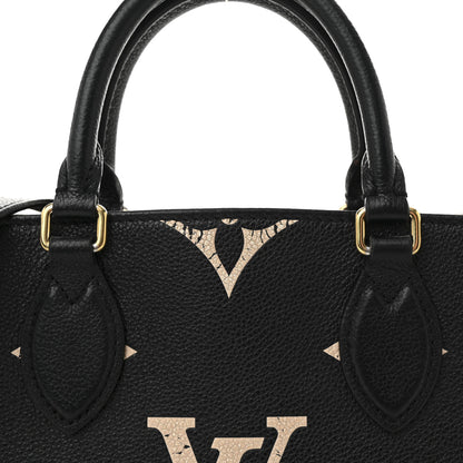 Louis Vuitton Empreinte Monogram Giant Onthego PM Black Beige 8 of 11