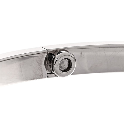 Cartier 18K White Gold Small LOVE Bracelet 18 6 of 8
