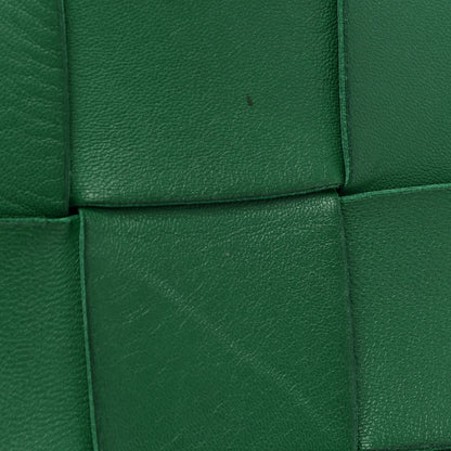 Bottega Veneta Lambskin Maxi Intrecciato Cassette Messenger Racing Green 21 of 28
