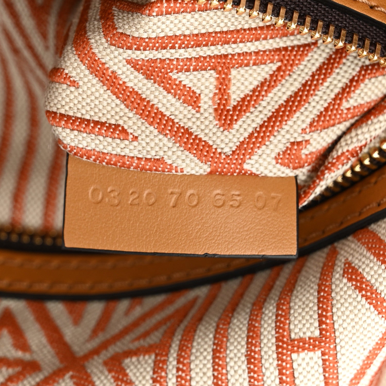 Chloe Calfskin Wool Medium Daria Tan Multicolor 6 of 10
