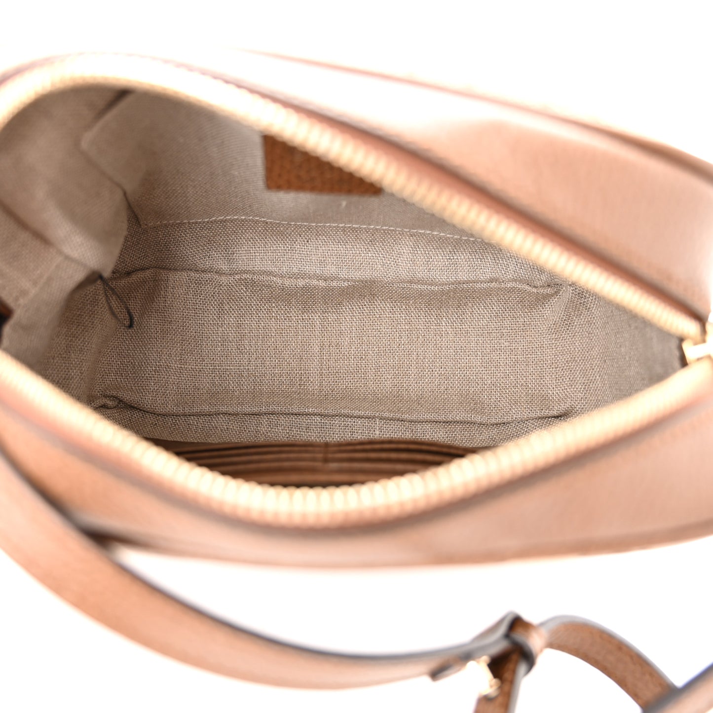 Monogram Mini Bree Messenger Bag Beige Tabacco