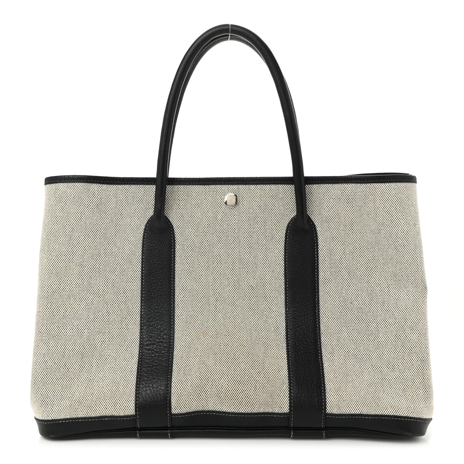 Hermes Toile Negonda Garden Party 36 MM Tote Black Ecru 1 of 10