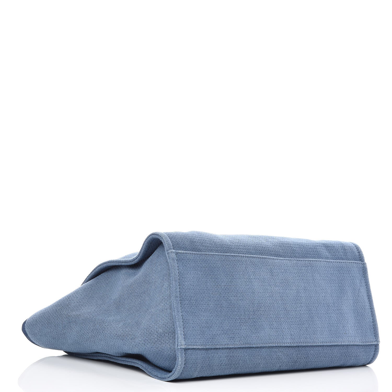 Chanel Canvas Large Deauville Tote Blue 5 of 10