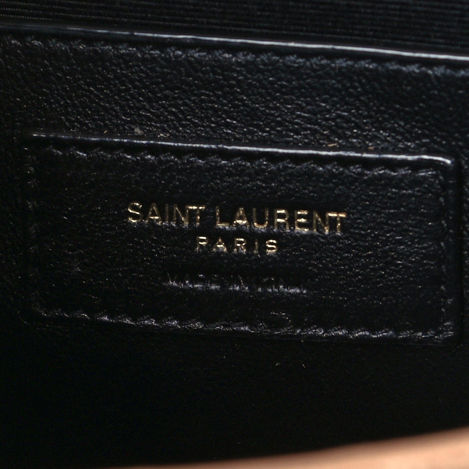 Saint Laurent Grain De Poudre Textured Mixed Matelasse Triquilt Small Monogram Satchel Cork 7 of 11