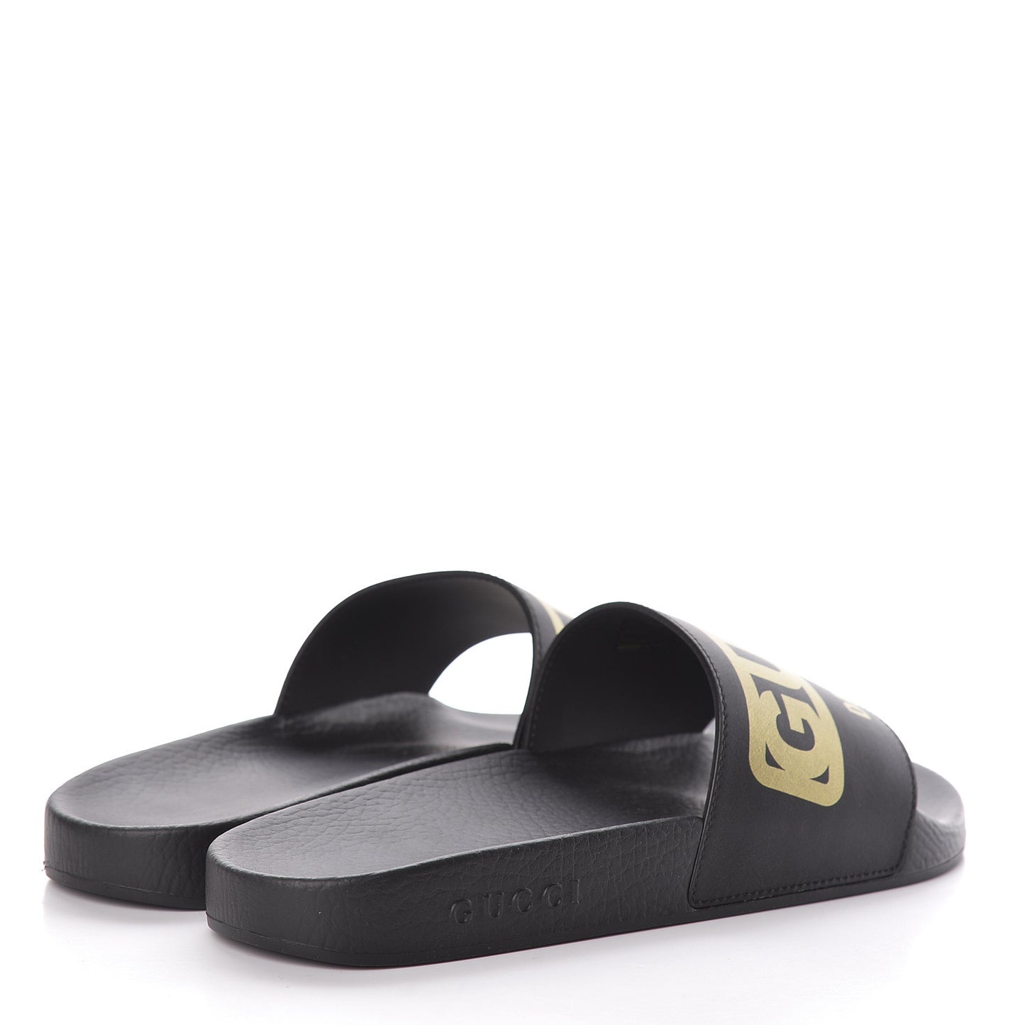 X DAPPER DAN Rubber Womens Slide Sandals 38 Black