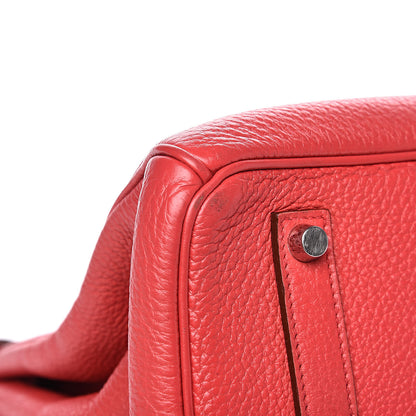 Hermes Taurillon Clemence Birkin 35 Bougainvillea 28 of 35